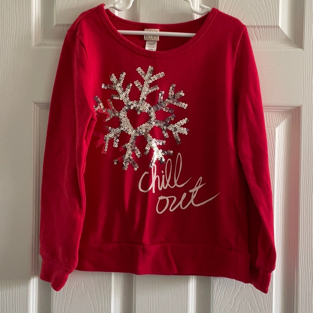 Adorable embellished ❄️ Chill Out sweatshirt